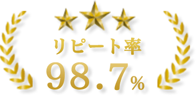 西三河のお庭番長はリピート率98.7％